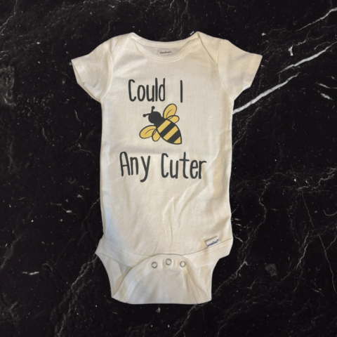 Could I Bee Any Cuter baby onesie